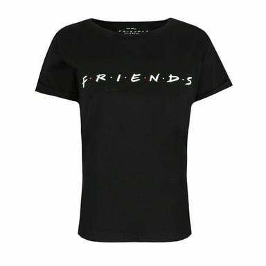Vrienden Titels Vrouwen Zwart T-Shirt