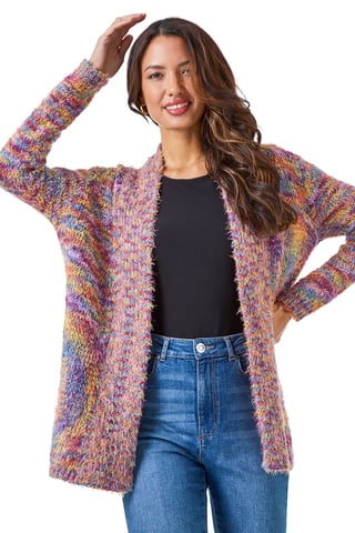 Fluffy Longline Cosy Cardigan