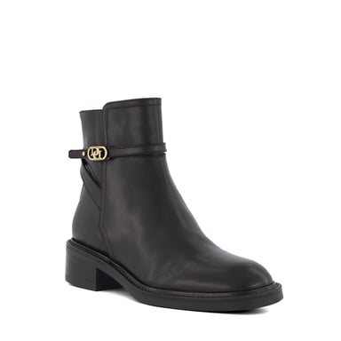 Dune Ladies Praising - Branded-Buckle Casual Ankle Boots