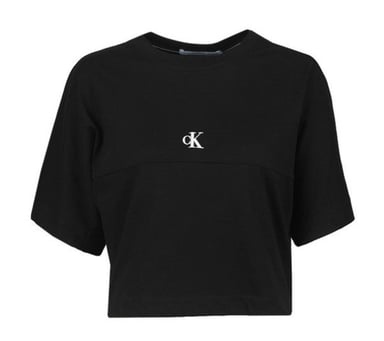 Calvin Klein Puff Printed Logo T-shirt in zwart
