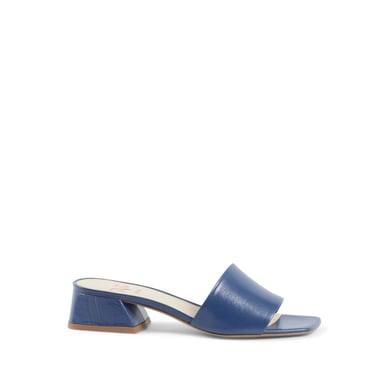 V Italia Damessandaal Blauw Neper Kid Blu