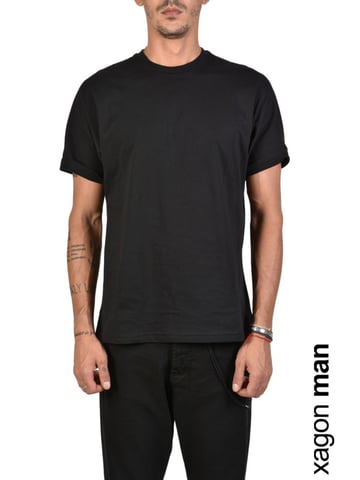 Xagon Man T-Shirt Mannen zwart