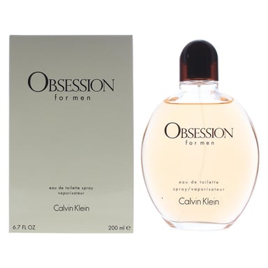 Calvin Klein Obsession For Men Eau de Toilette 200ml Spray