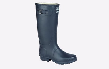 Woodland Hobart Navy Wellington Wide Fit Unisex