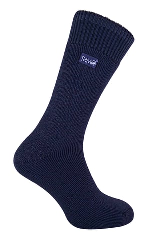THMO - Fleece gevoerde thermo wintersokken voor heren - Marine