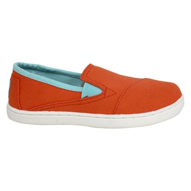 Toms Klassiek Oranje Espadrilles Kinderen