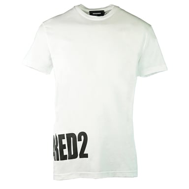 Dsquared2 Large Side Logo White T-Shirt