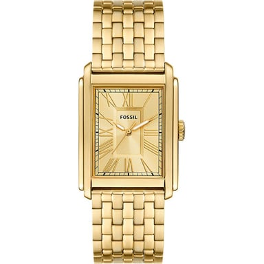 Fossil Carraway Heren Horloge Goudkleurig FS6009