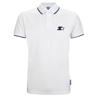 Starter Enhance Logo Shrt Mouwen Wit Heren Polo Shirt CPE00037 Wit Optic Wit
