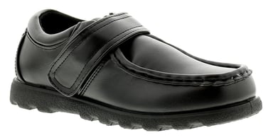 Nieuwe jongens zwarte slijtvaste synthetisch leer terug naar school schoenen