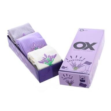 Set van 6 lage sokken OX met frisse geuren