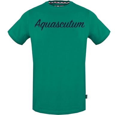 Aquascutum Signature-logo groen T-shirt
