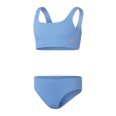 Speedo bikini met textuur voor meisjes in blauw