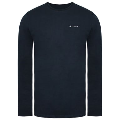 BoxRaw Tekst Logo Heren Charcoal Top