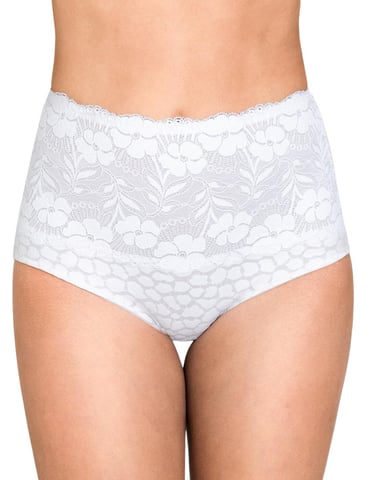 Miss Mary of Sweden Jacquard & Lace Deep Brief