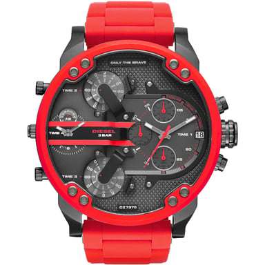 Diesel Mr. Daddy 2.0 herenhorloge Rood DZ7370