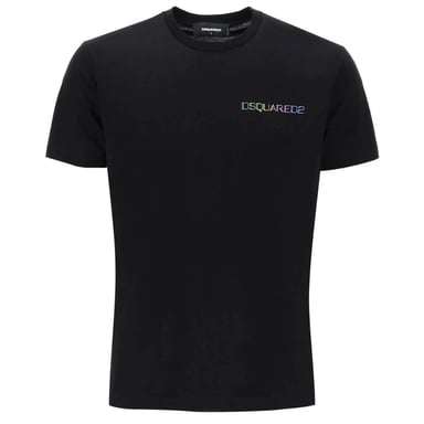 Dsquared2 Cool Fit Palm Beach-logo zwart T-shirt