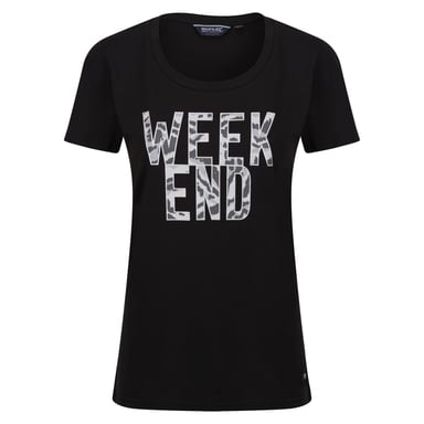 Regatta Dames/Dames Filandra VII Week End T-shirt (Zwart)