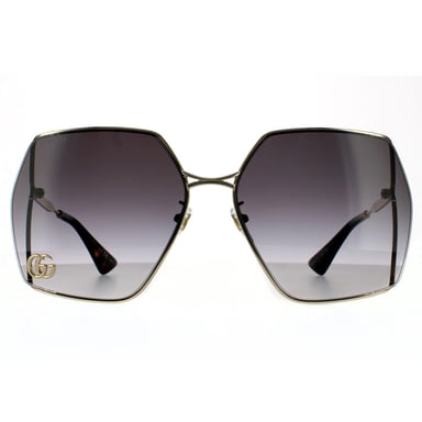 Gucci zonnebril GG0817S 006 Goudgrijze gradiënt