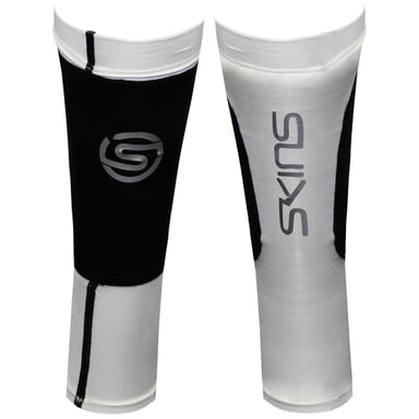 Skins Essentials Heren Zwart/Wit Compressie Kuitmouwen