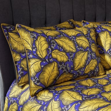 EW by Edinburgh Weavers Magali Leaf Premium Katoenen Satijnen Kussensloopset