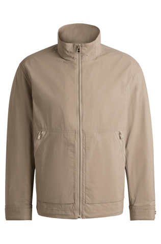 Waterafstotende jas voor heren Boss in beige