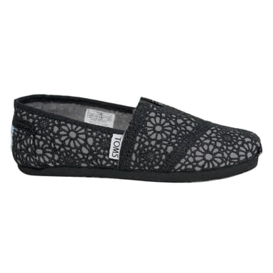 Toms Classic Zwarte Kinder Espadrilles