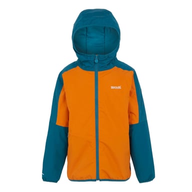 Regatta Reflecterende kinder/Kids Volcanics VIII Terrain Print Jas (Vos/Marokkaans Blauw)