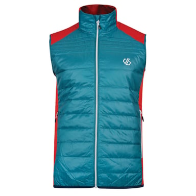 Dare 2b Heren Mountfusion Wool Insulated Vest (Zeediepte/vuurrood)