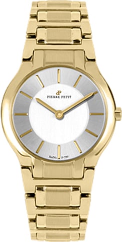 Pierre Petit: Womens Serie Laval Silver Watch