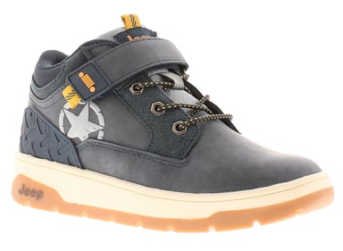 Jeep Boys Walking Boots Junior Michegan Star mid jb Lace Up navy