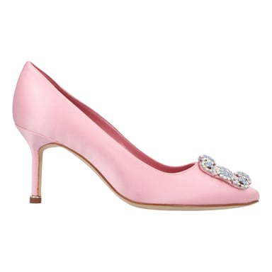 Manolo Blahnik Hangisi 070 Pump Roze