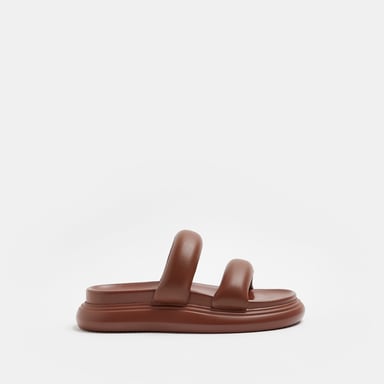 River Island Womens Chunky Sandals - Brown