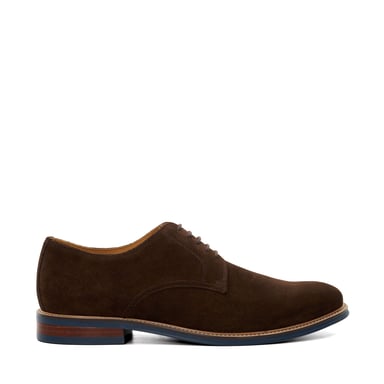 Dune Stanley Lederen Heren Bruine Veterschoenen