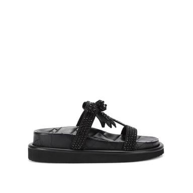 Kurt Geiger London Orson Crystal Drench Bow Sandals