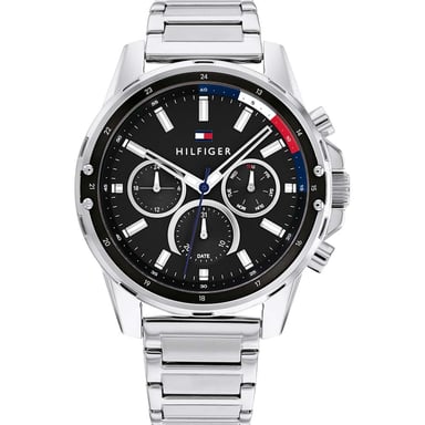 Tommy Hilfiger Mason herenhorloge Zilverkleurig 1791936