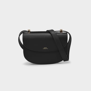 Geneve Mini Hobo Tas - A.P.C. - Leer - Zwart