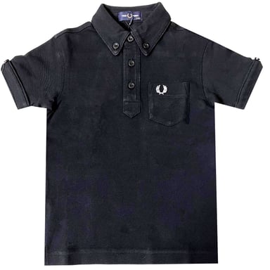 Fred Perry SY1503 102 zwart kinderpoloshirt