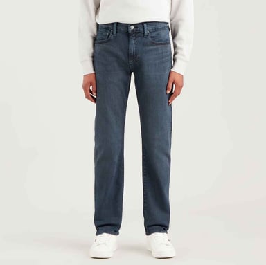 Heren Levis 502 Tapered Richmond Blue Black Jeans in zwartblauw