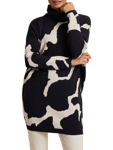 Stefani Animal Print Tunic Dress