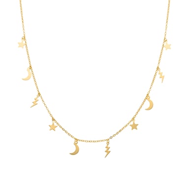 Ketting Luxenter Diaxi 18K gouden afwerking