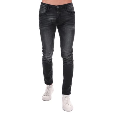 Men's Duck and Cover Maylead Slim Fit Jeans in Black