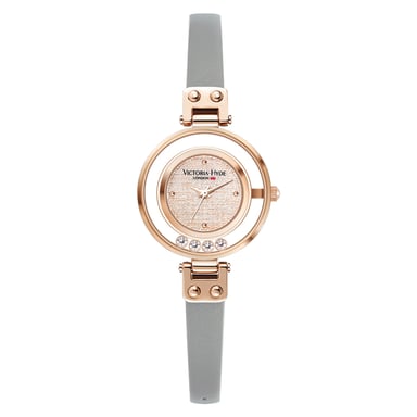 VICTORIA HYDE Dames Horloges Kleine Wijzerplaat Analoge Quartz Vrouw Horloges met Clear Crystal Elegante Gouden Horloge voor Vrouw, goud zilver