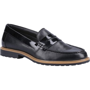 Hush Puppies Dames/Dames Verity Leren Casual Schoenen (Zwart)