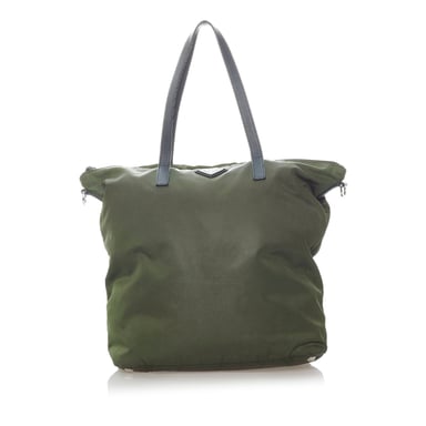 Vintage Prada Tessuto Satchel Green
