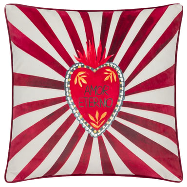 furn. Amor Eterno Velvet Piped Cushion Cover