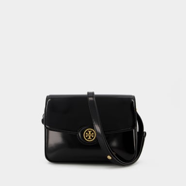 Robinson tas - Tory Burch - Leer - Zwart