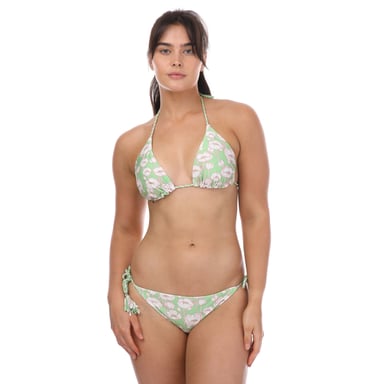 Ted Baker Raela omkeerbare bikini top met klaproos print in groen
