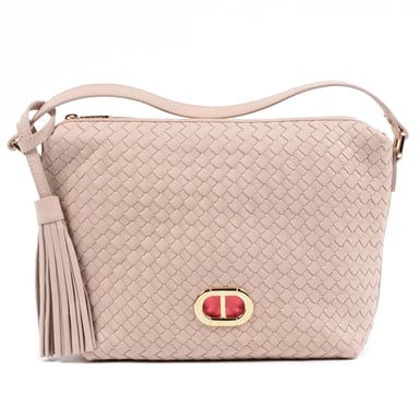 Dee Ocleppo Womens Bag GM1792 INTRECCIO MIAMI SILVER PINK