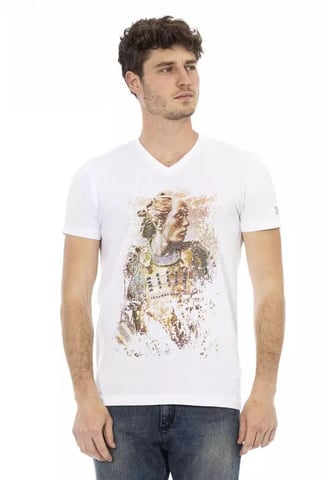 Bedrukt Katoenen T-shirt